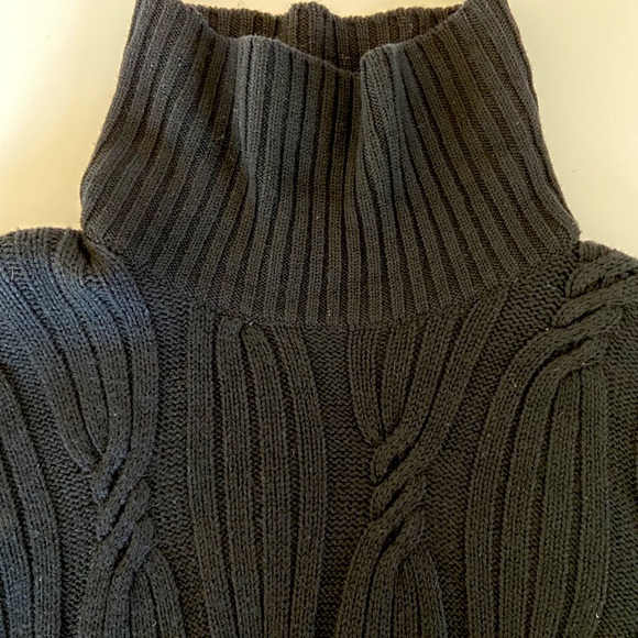 vintage cable knit turtle neck sweater - oversized - Picture 1 of 3